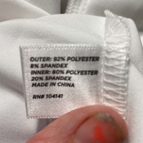 LADY HAGEN WHITE W / BLUE GOLF SKORT Size XXL - Picture 6 of 6